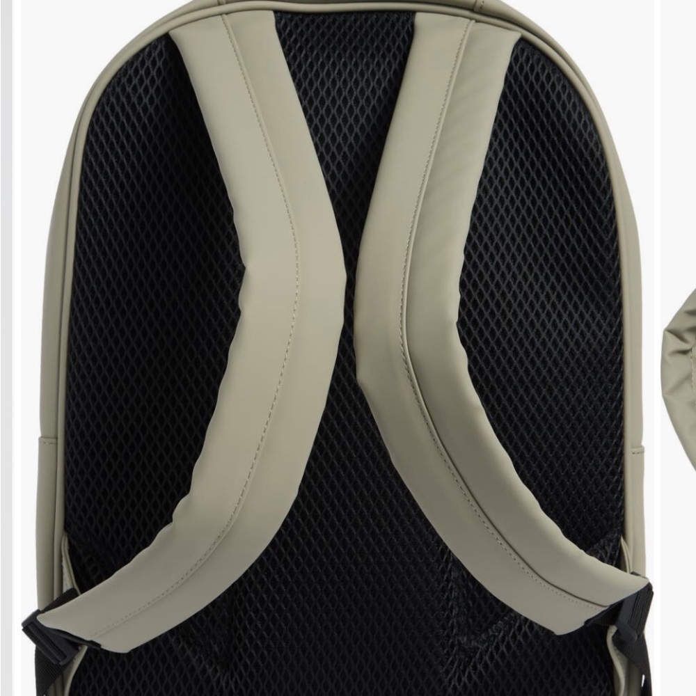 NWT Rains Large Bookday waterproof backpack in drift - Picture 6 of 6